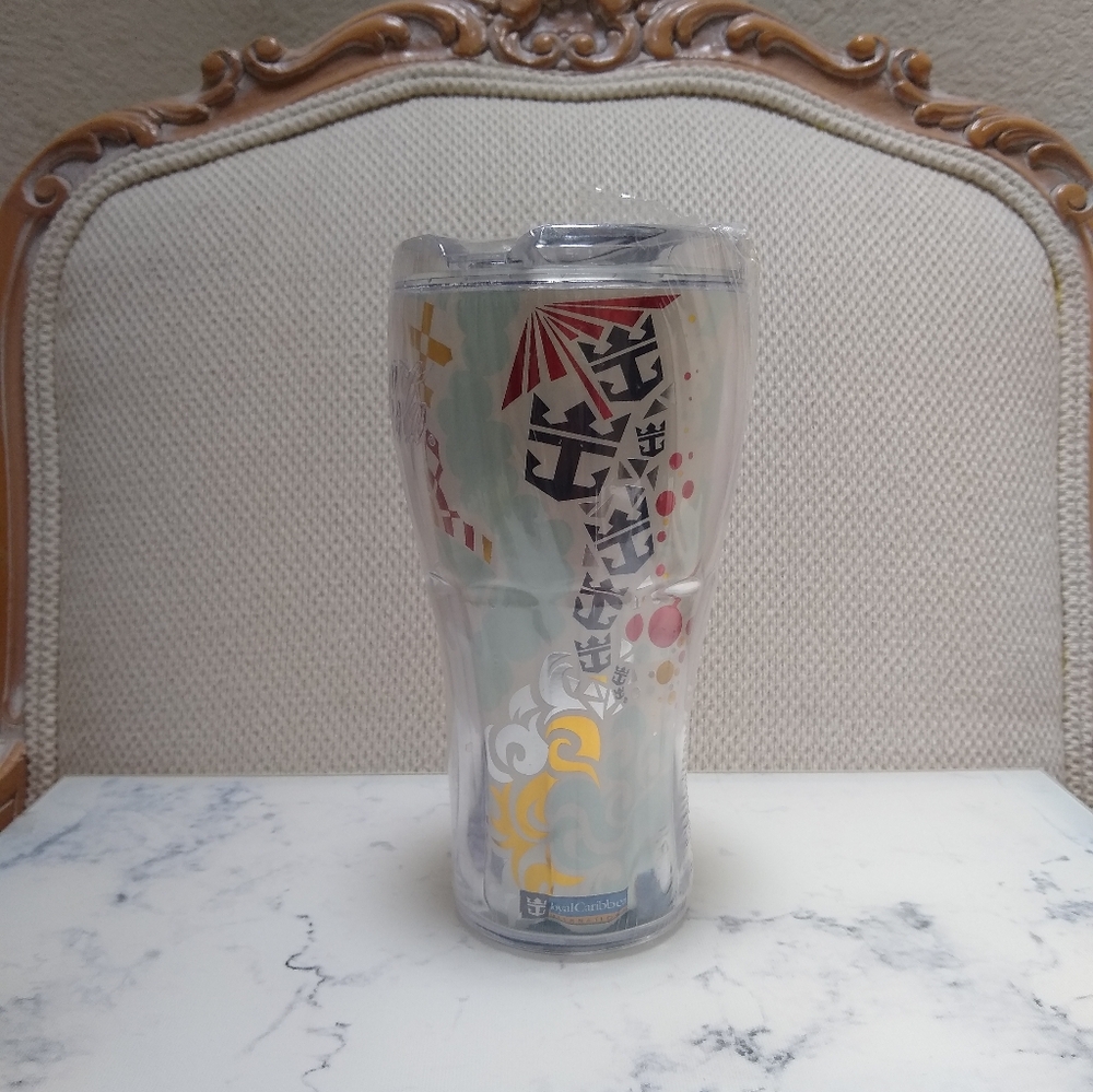 Whirley Coca Cola Royal Caribbean Tumbler New No Tag